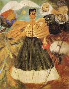 Frida Kahlo Abstract oil painting on canvas